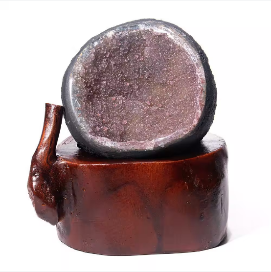 烏拉圭異象水晶洞 936g 趨吉避凶