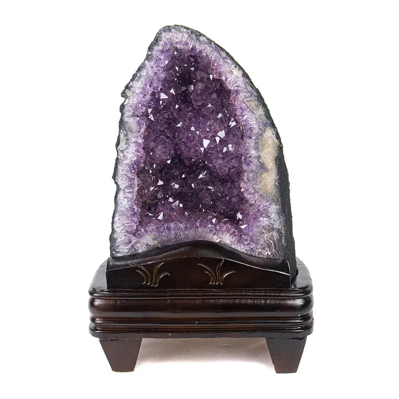 巴西紫水晶洞 8.8kg 帶紫鈦晶